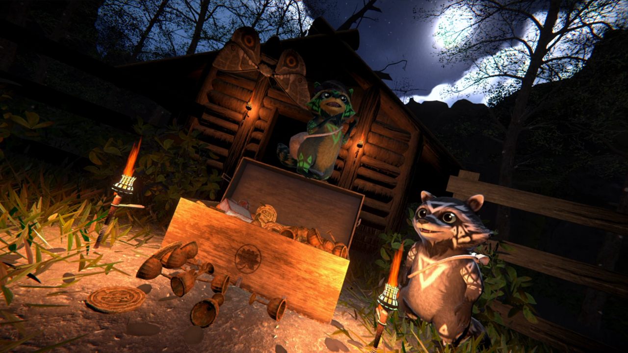 Greedy campsite loot scene